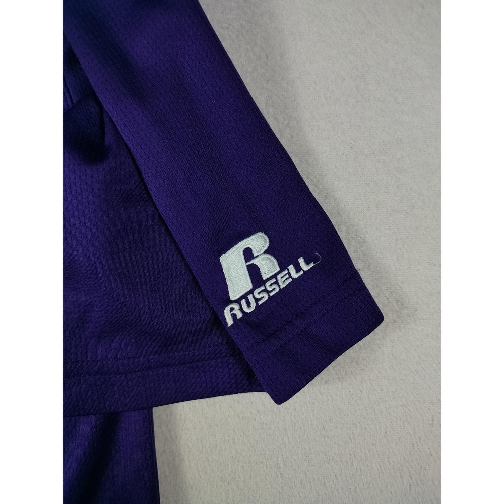 Russell Athletic Polo Shirt Mens Small Purple TCU Horned Frogs NCAA Football - Picture 5 of 10